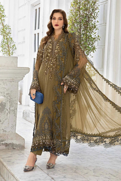 Embroidered Chiffon Suit | MPC-24-108